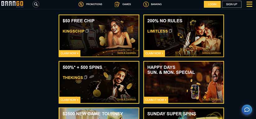 Brango Casino Promotions