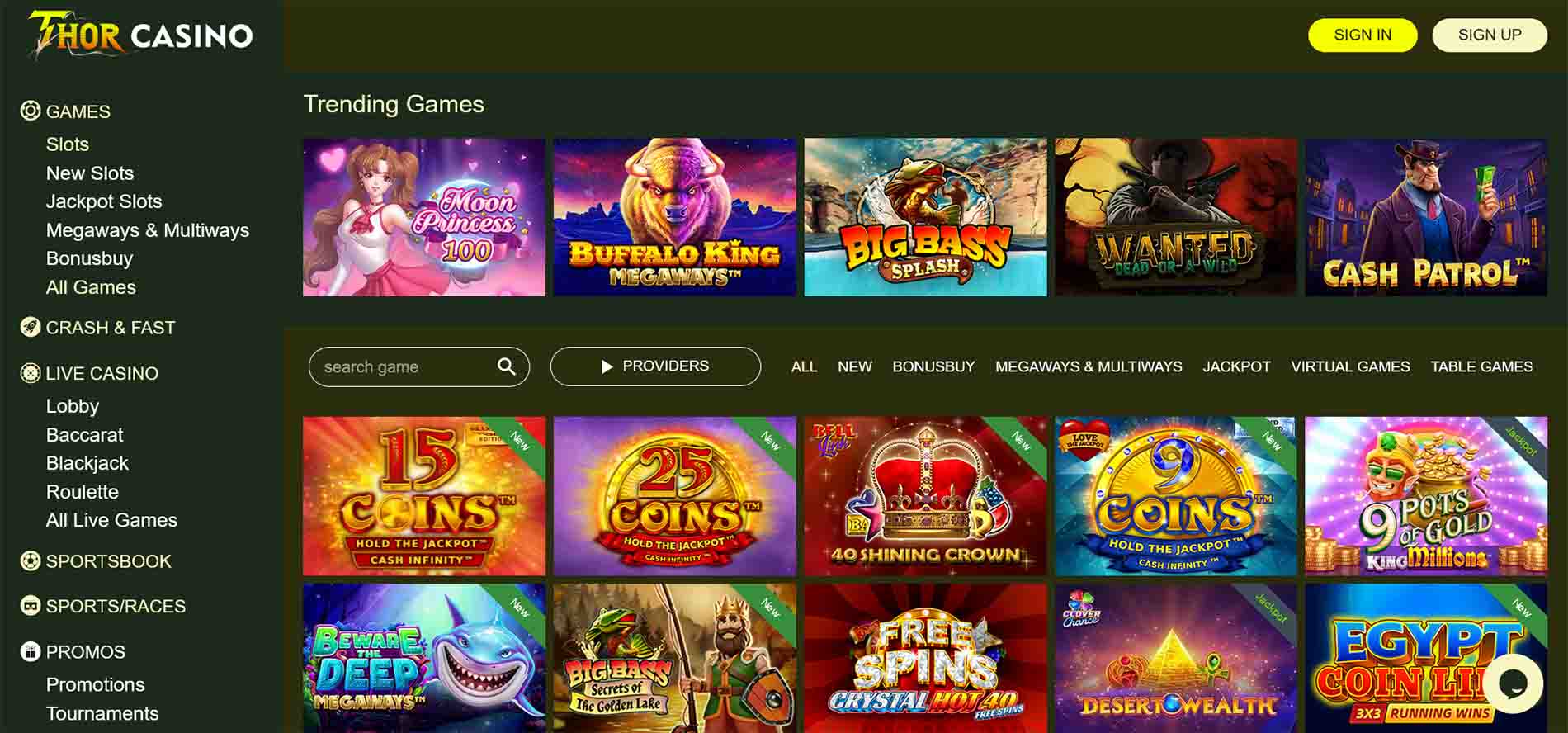 Thor Casino Slots