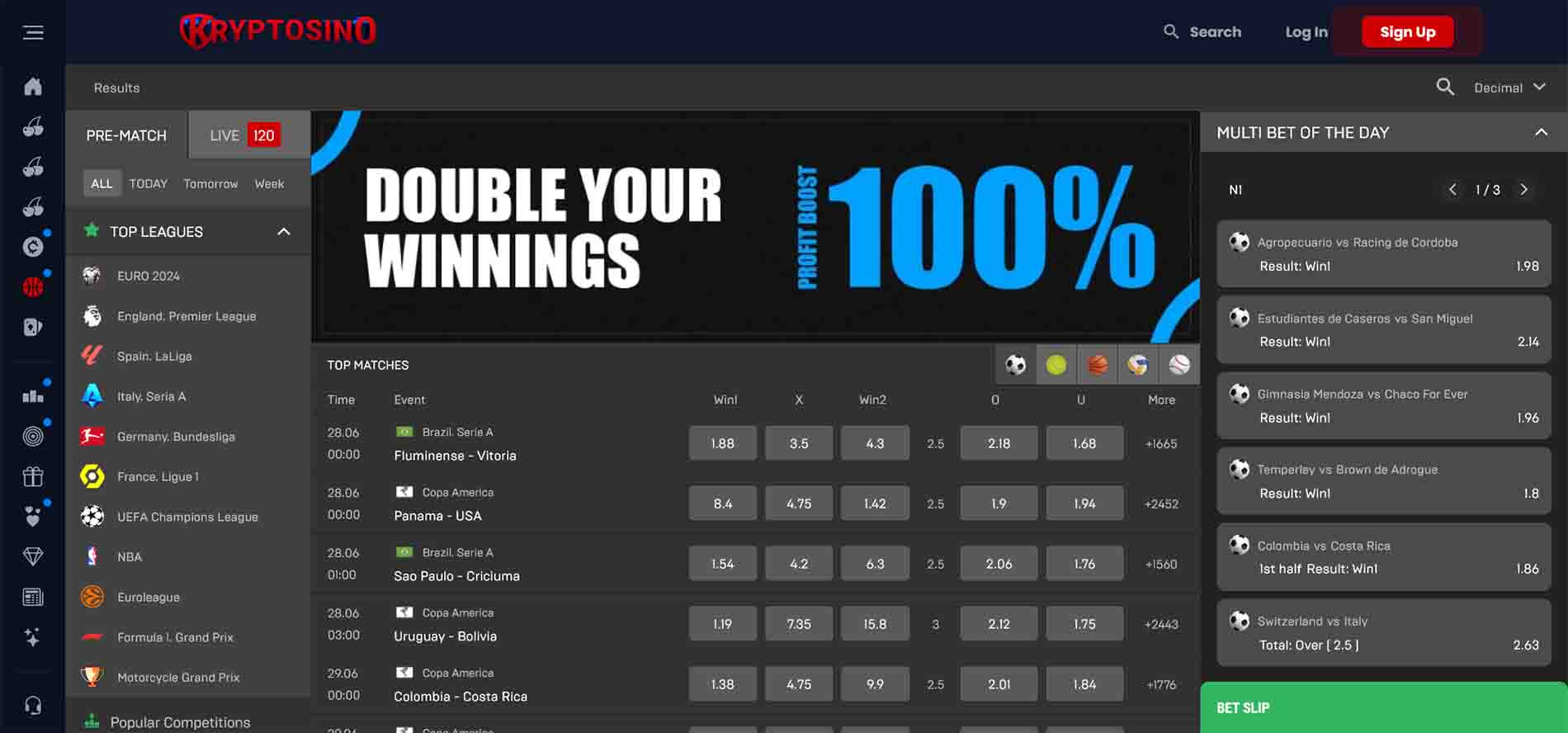 Kryptosino casino sportbook