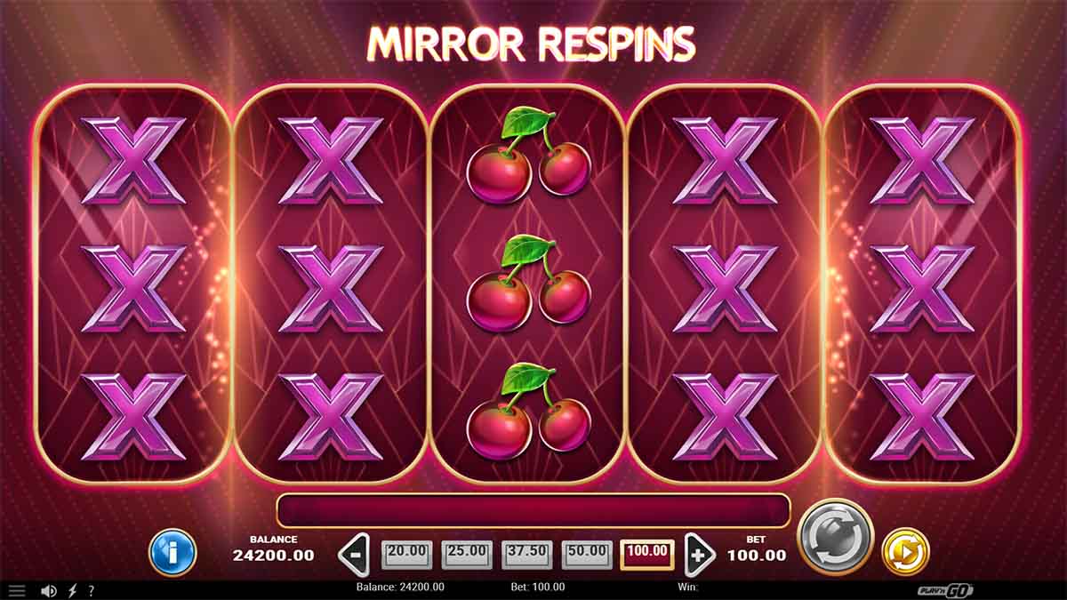 Mirror Joker slot game by Play'n GO, featuring Win of Mirror Respins