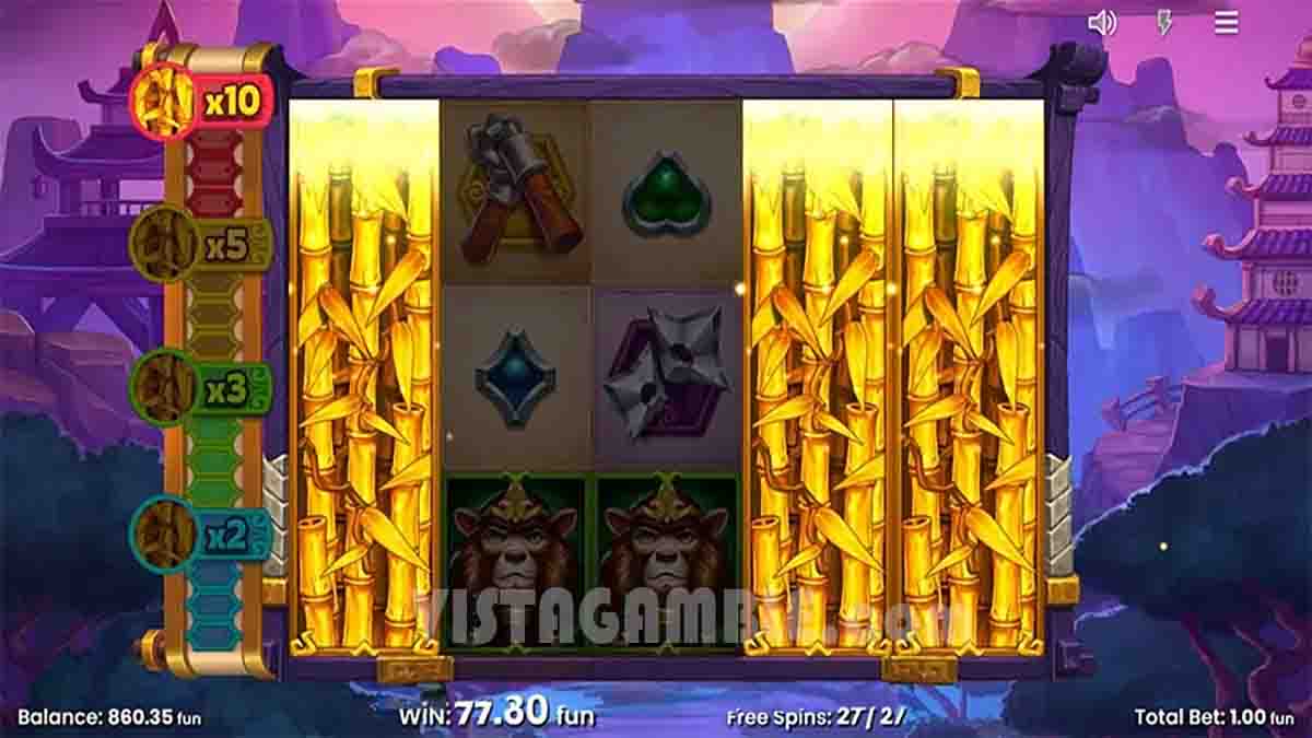 Big Bam Book slot game by Push Gaming, 77 x10 Win