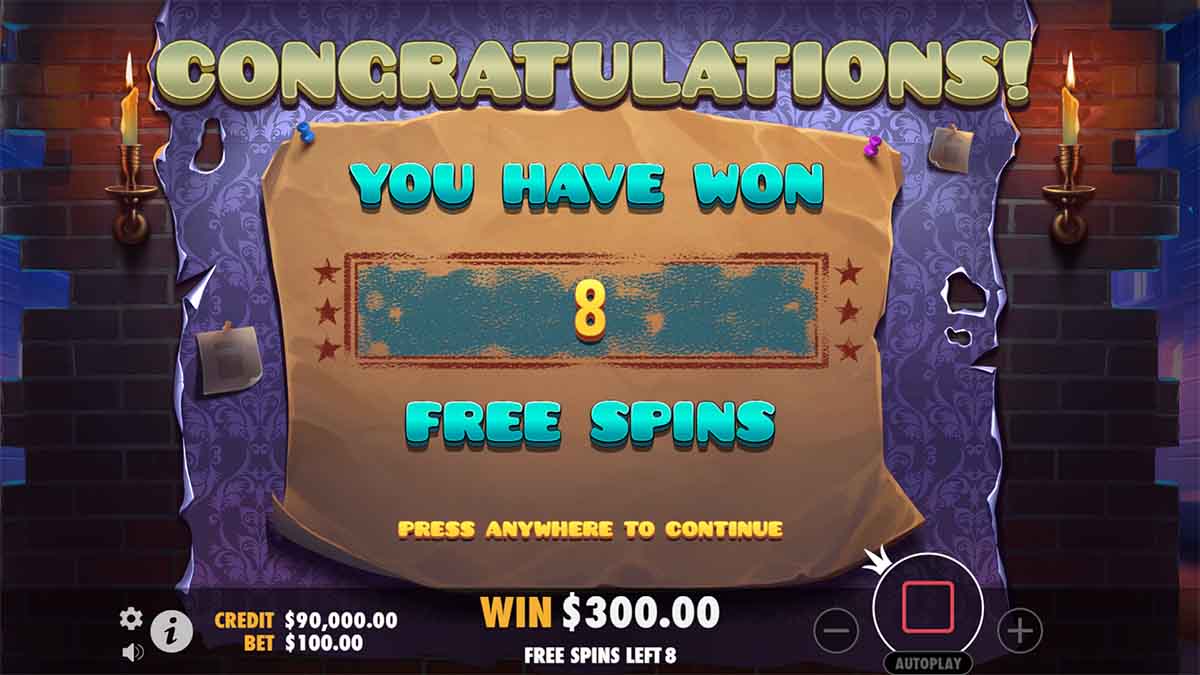 Mystery Mice slot game by Pragmatic Play, 8 Free spins