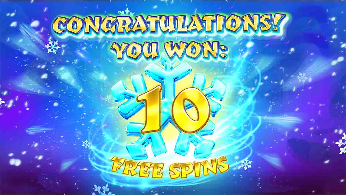 Snowflake Sorcery slot game by Stakelogic, 10 Free Spins