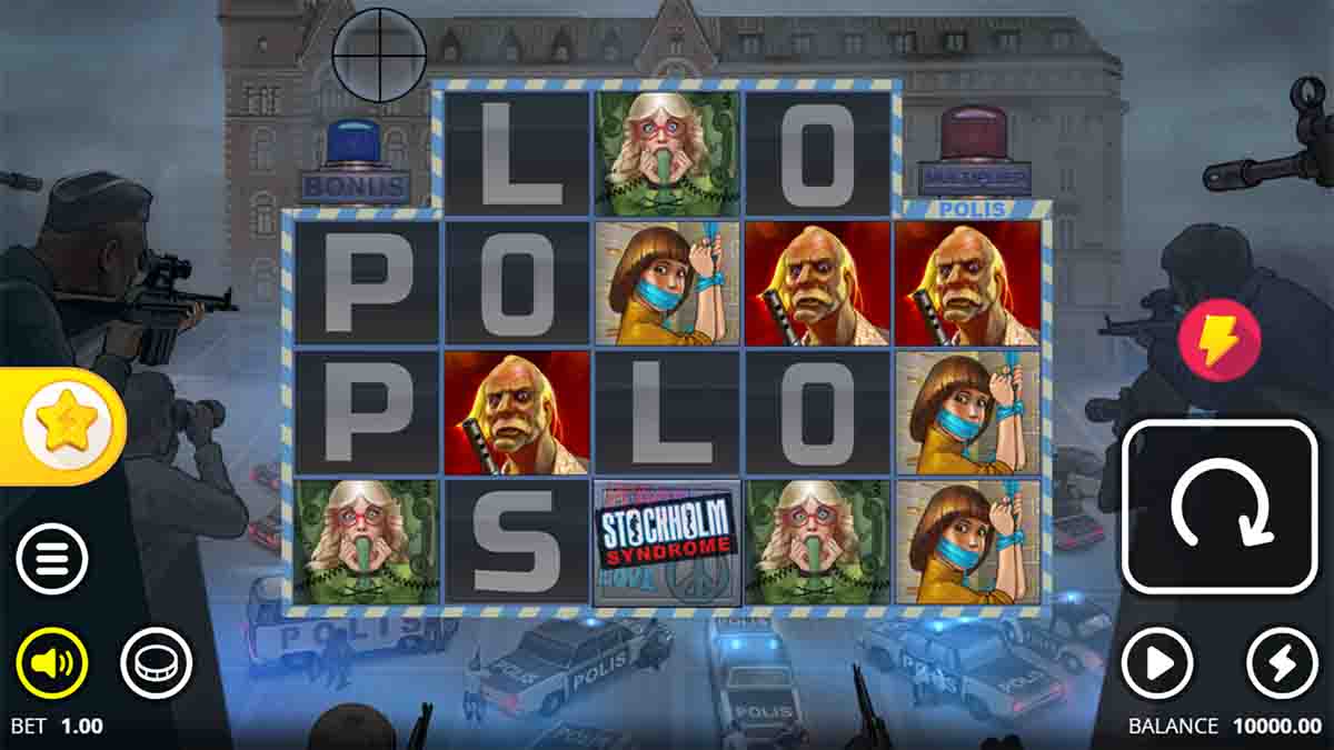 Stockholm Syndrome slot game by Nolimit City, base game