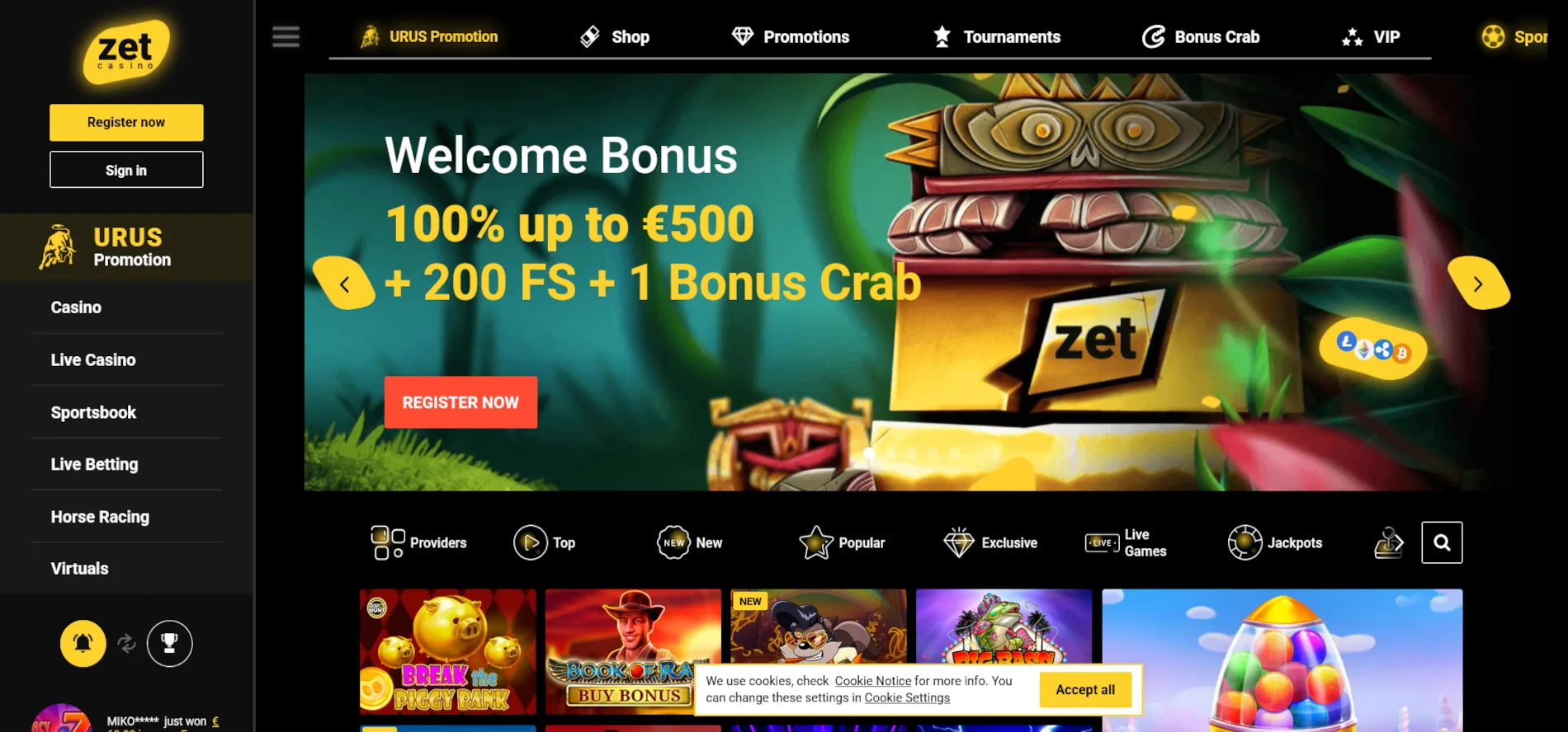zet-casino-homepage