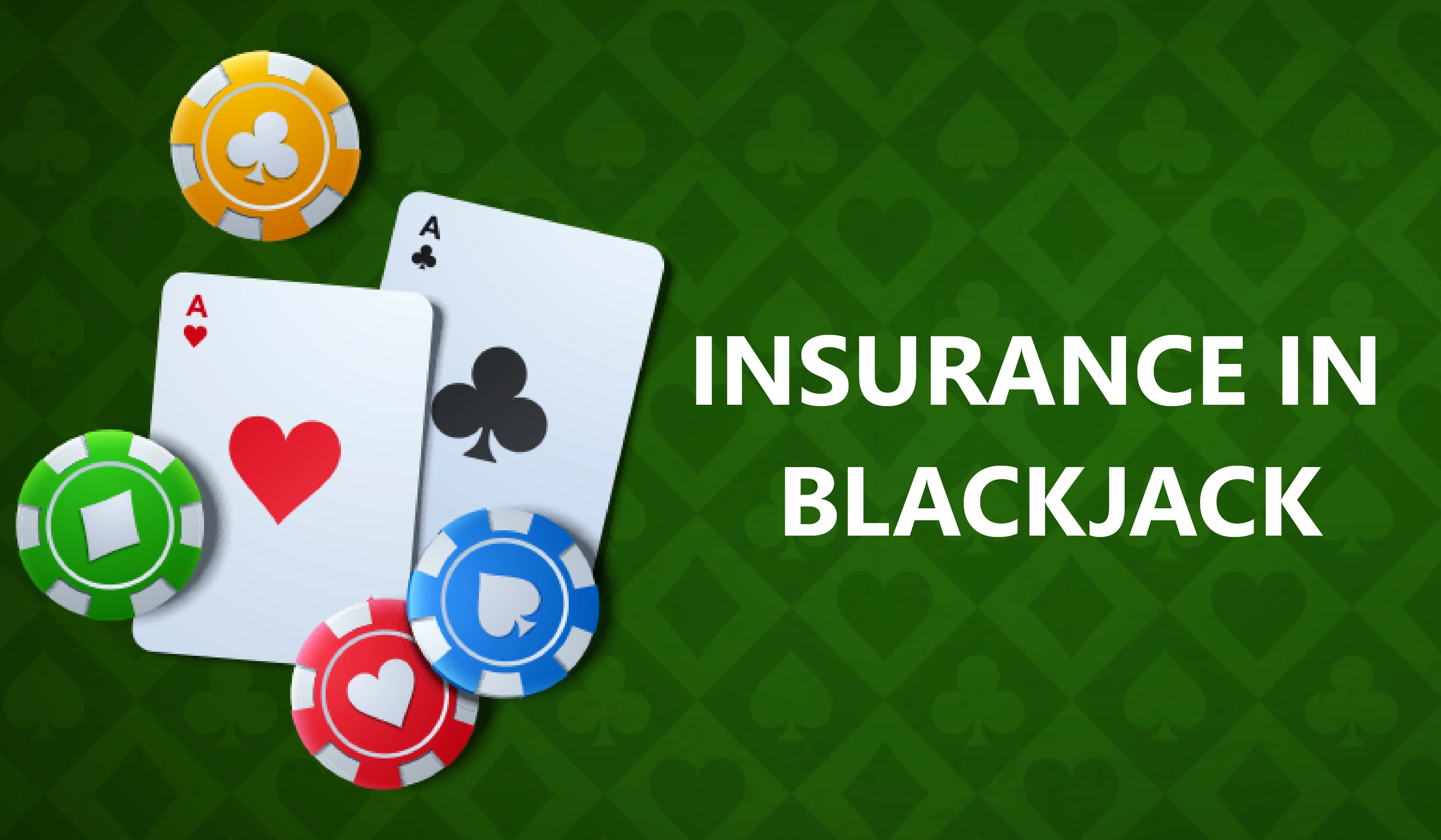 insurance in blackjack banner