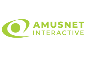 Amusnet Interactive logo with the word Amusnet in green, followed by the word Interactive