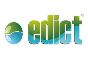 Edict logo, slot game provider