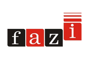 The Fazi logo features the letters F, A, and Z in black and red squares, with the last letter, I, falling from above