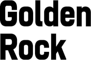 Golden Rock logo, slot game provider