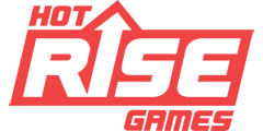 Hot Rise Games logo, slot game provider 