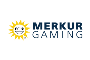 Merkur Gaming logo, slot game provider