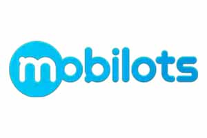 Mobilots logo, slot game provider