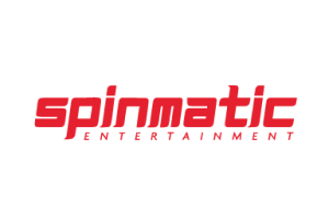 Spinmatic logo, slot game provider