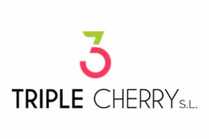 Triple Cherry logo, slot game provider