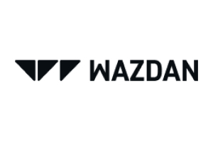 Wazdan logo, slot game provider