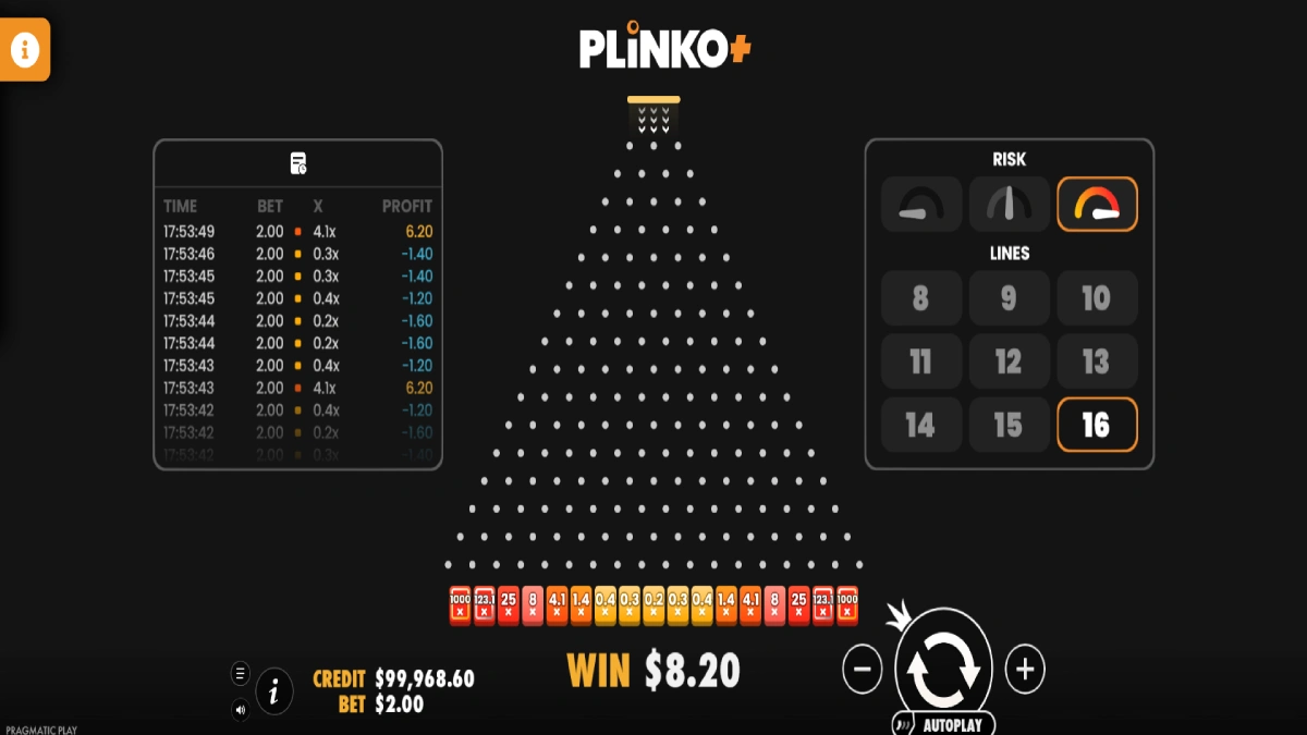 plinko-plus-win-8.00-16-lines