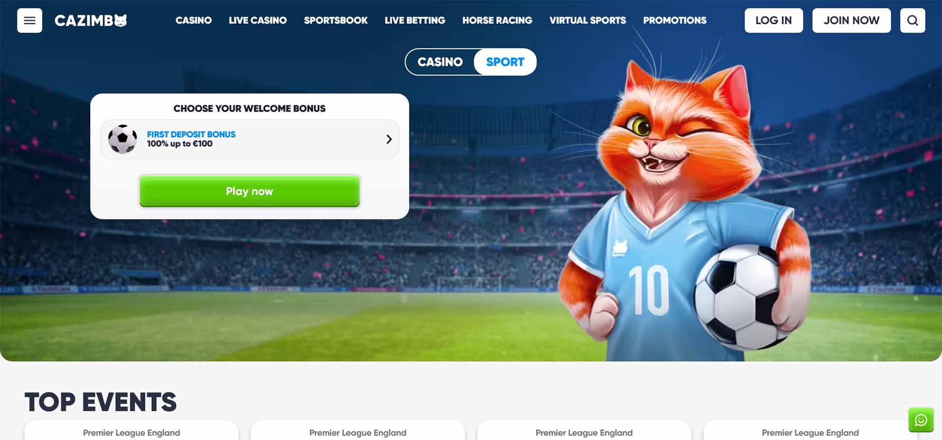 Cazimbo casino sport betting