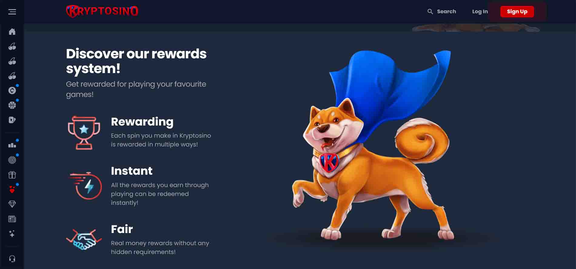 Kryptosino casino loyalty program 1