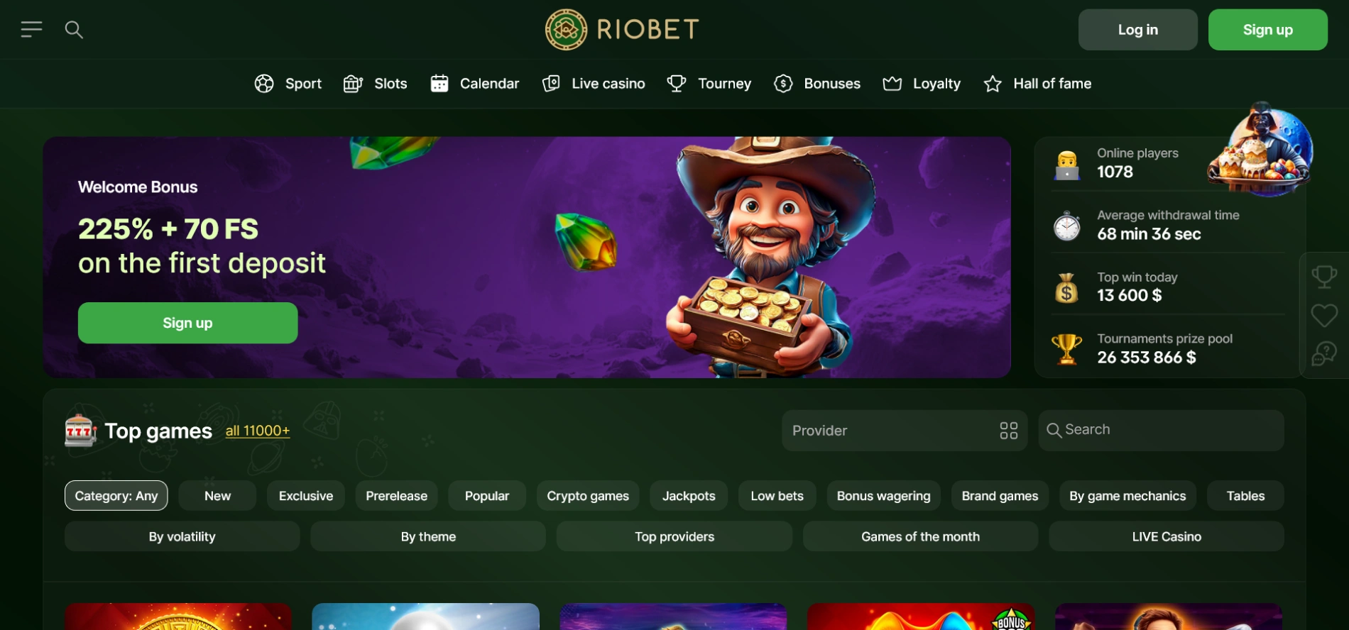 riobet casino home page