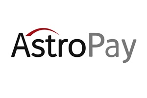 AstroPay logo, displaying the word Astro in bold, modern font followed by 'Pay' with a red curved line or swoosh integrated into the design