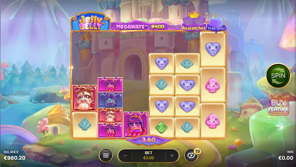 Jelly Belly Megaways slot by Netent, win