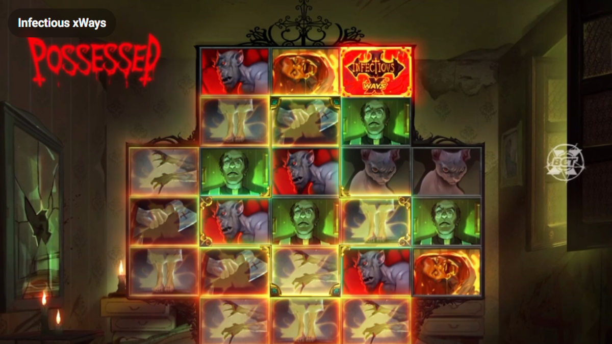 Possessed slot game by pragmatic play, infectious xWays