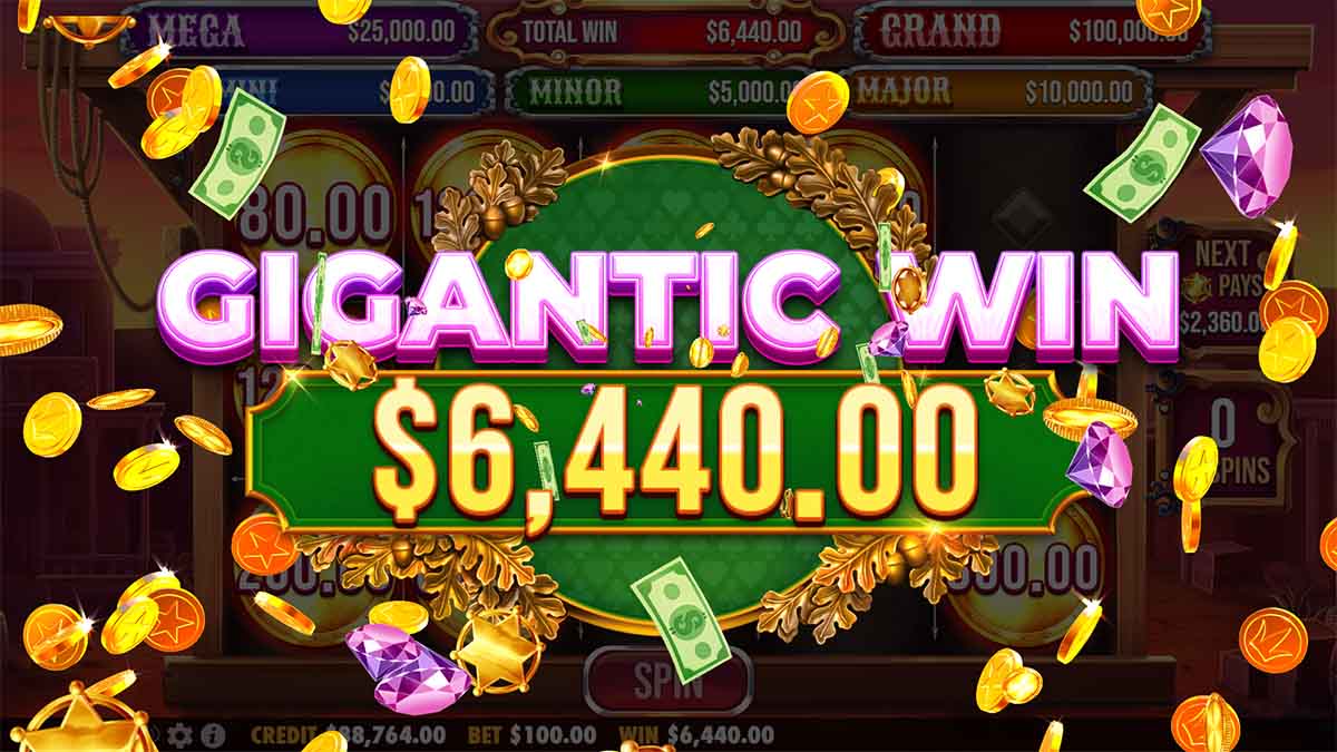 Badge Blitz slot game by Pragmatic Play showing Gigantic Win of $6,440