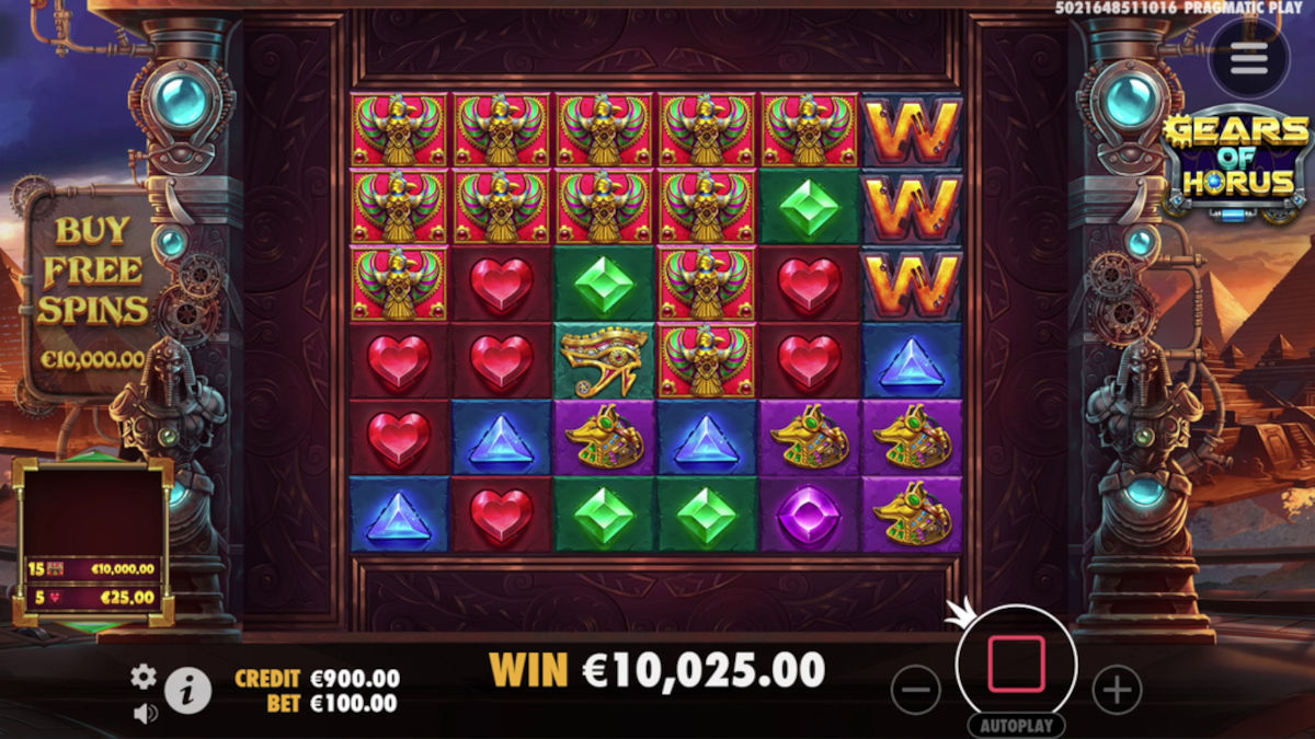 gears of horus slot game preview pragmatic play