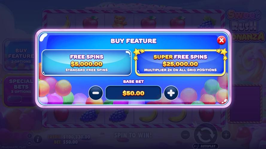 sweet-rush-bonanza-feature-buy-option