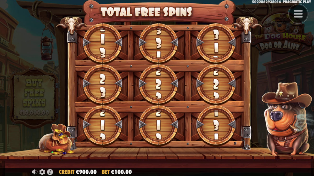 The dog house dog or alive slot game bonus free spins