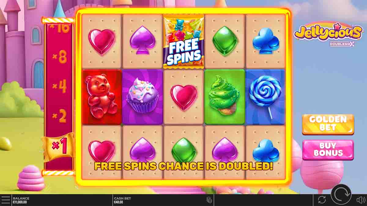 Jellycious DoubleMax slot game by Yggdrasil Gaming, Golden Bet