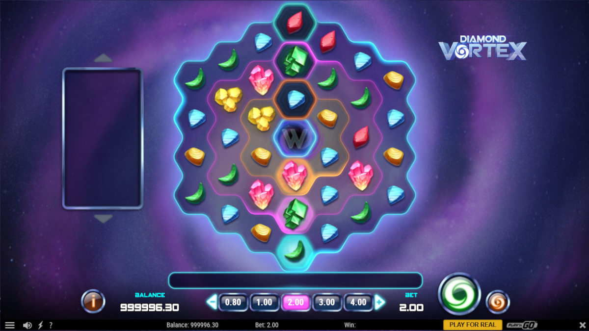 Diamond vortex slot game by Playn GO preview